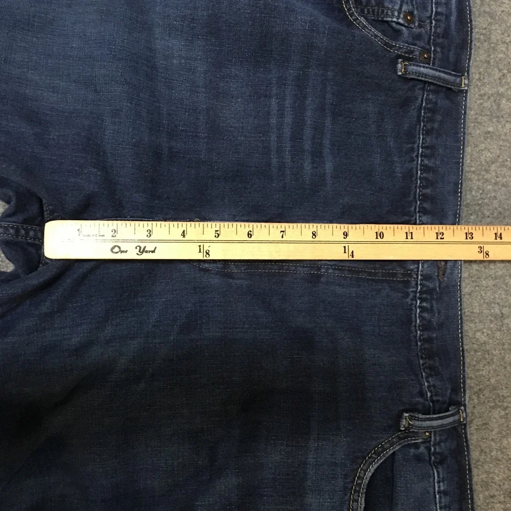 Levi's 569 Loose Straight Jeans Mens W44 L28 Dark Wash Blue Denim